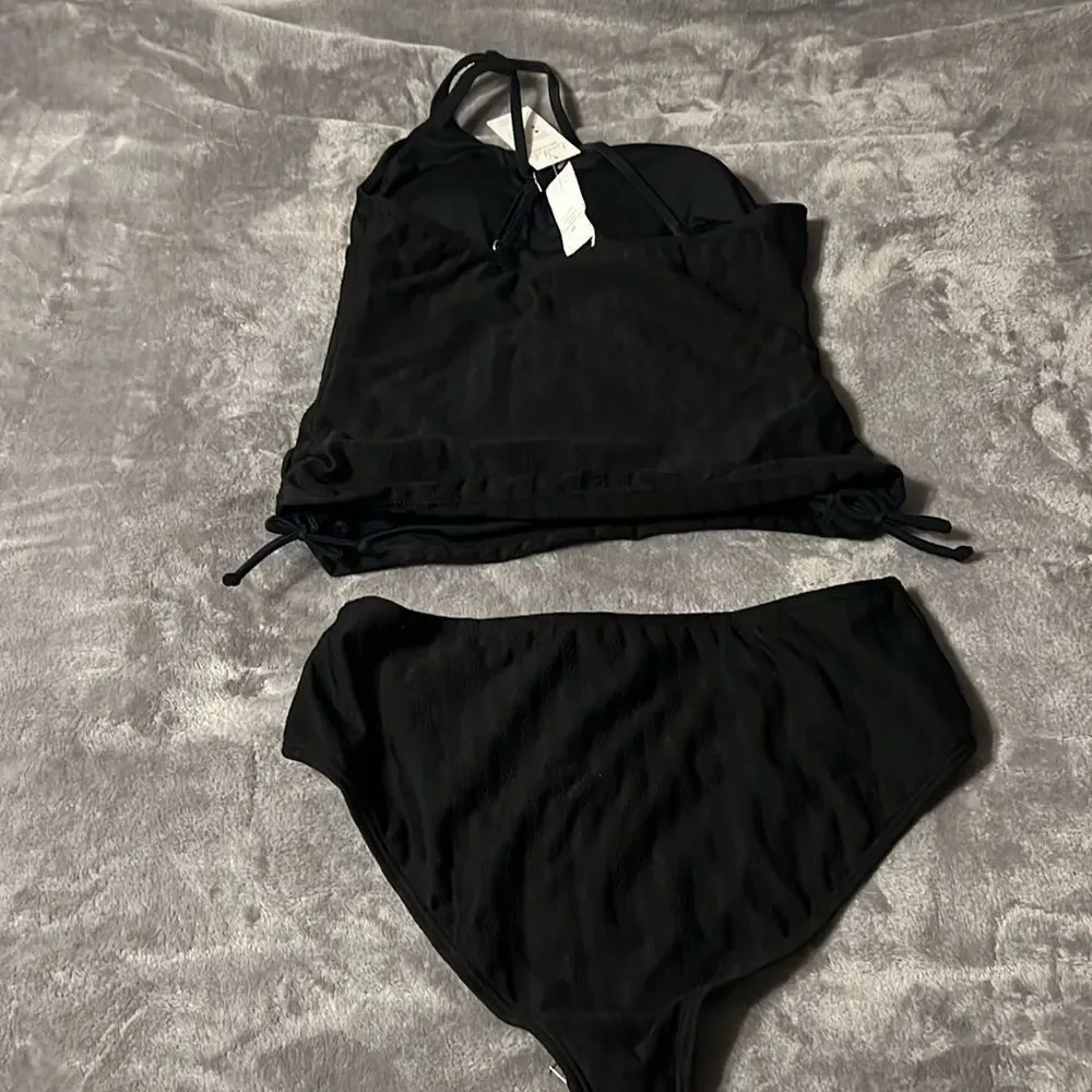 Cupshe One Shoulder Tankini - Picture 7 of 9